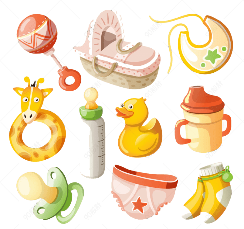 溫馨守護(hù)，卡通母嬰用品圖標(biāo)的魅力與設(shè)計(jì)智慧